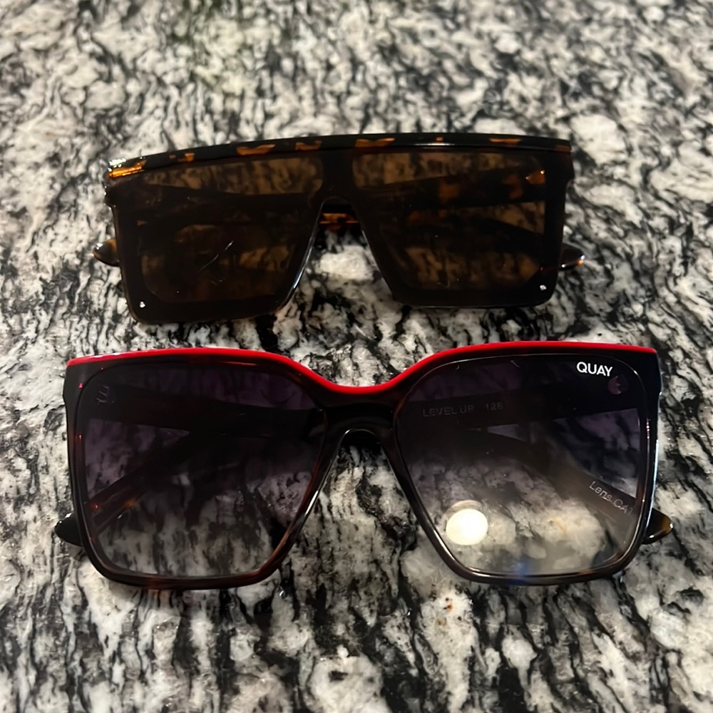QUAY Sunglasses 2 pair